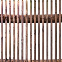 clean and sealed wooden fence